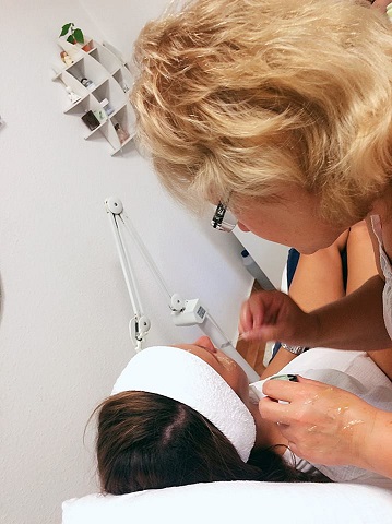 Márti munka közben